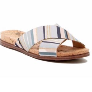 Sam Edelman Hattie Crisscross Slide Sandals Size 8.5